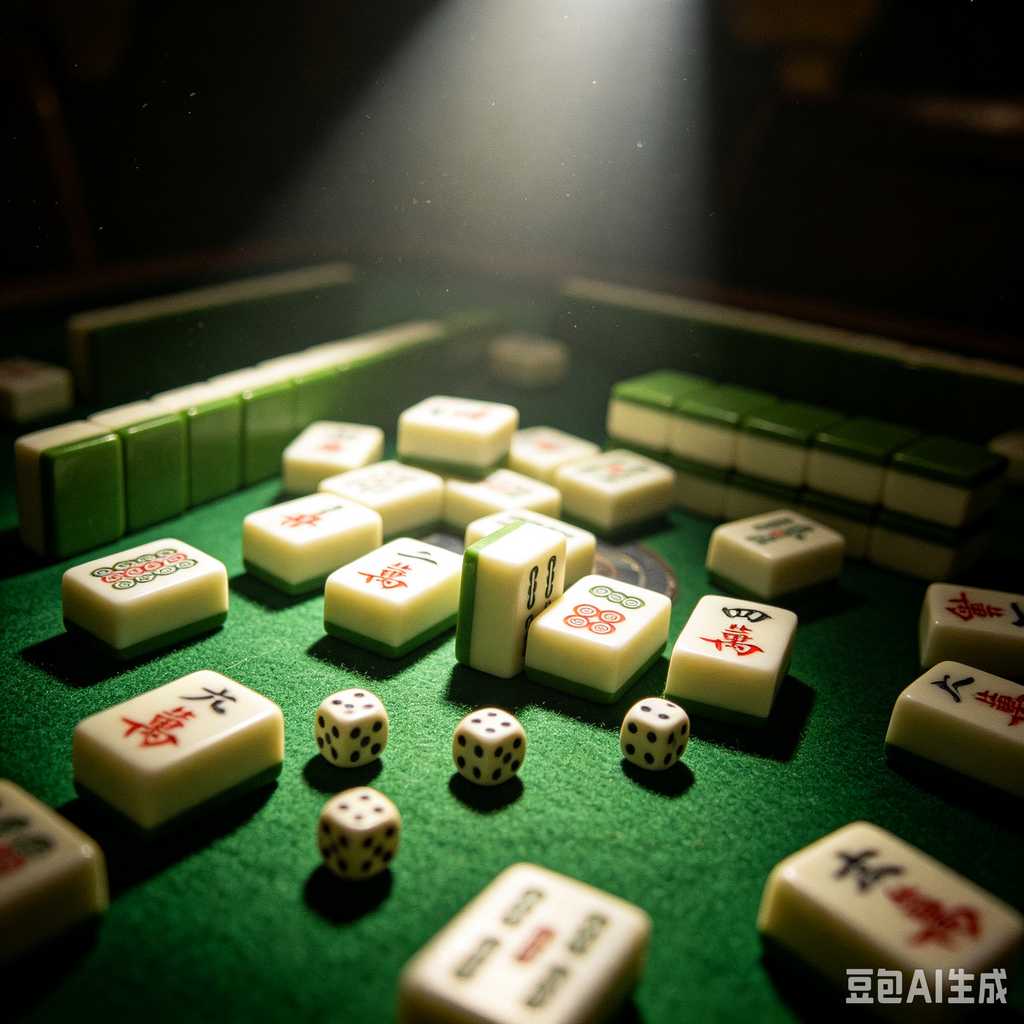 artistic mahjong tiles set