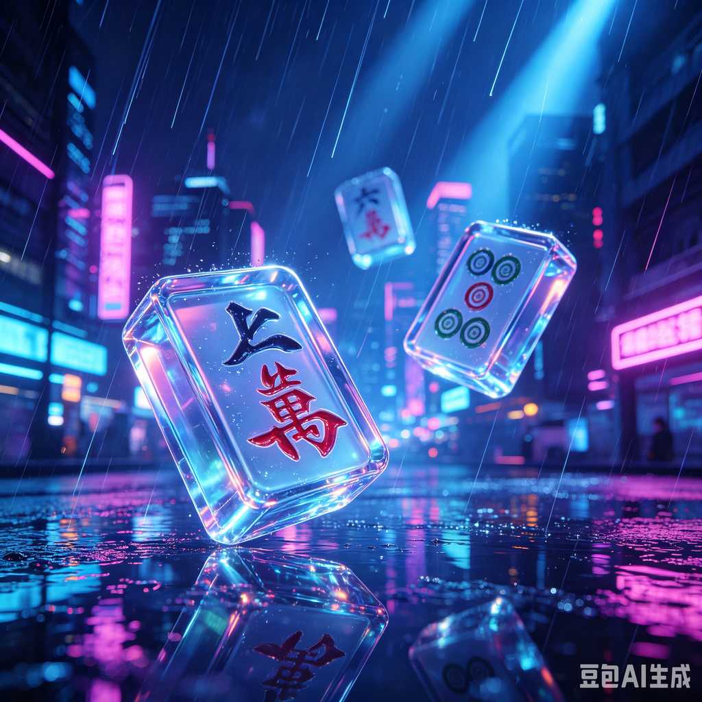 printed logo mahjong set